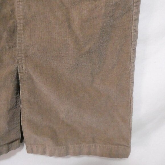 PC PREMIERE COLLECTION | size 6 | Classic Knee Length Corduroy Skirt With Slit - Picture 8 of 14